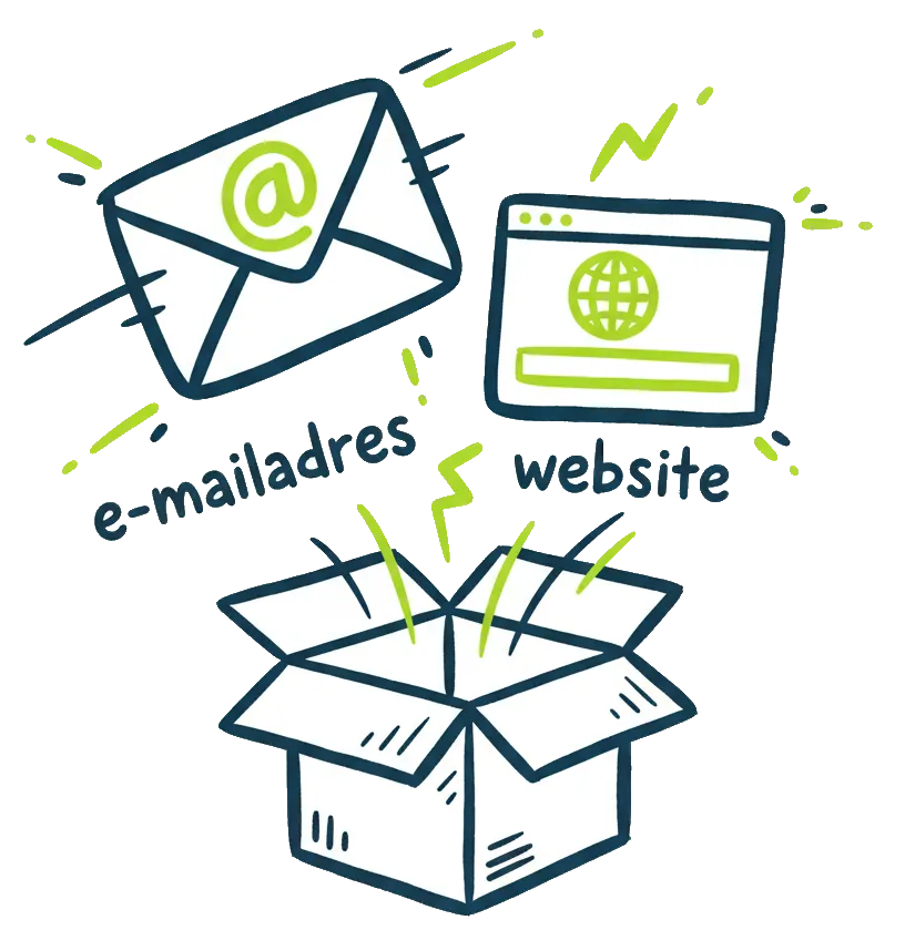 Stielman Marketing starter pakket voor bedrijven website en emailadres
